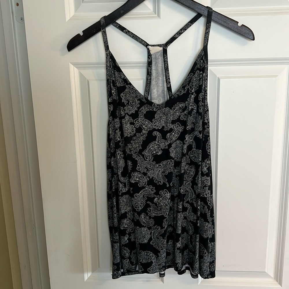 Paisley Racer Back Tank Top